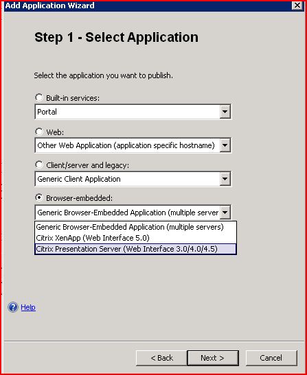 Accessing Citrix Presentation Server in Mac machine-Figure 2